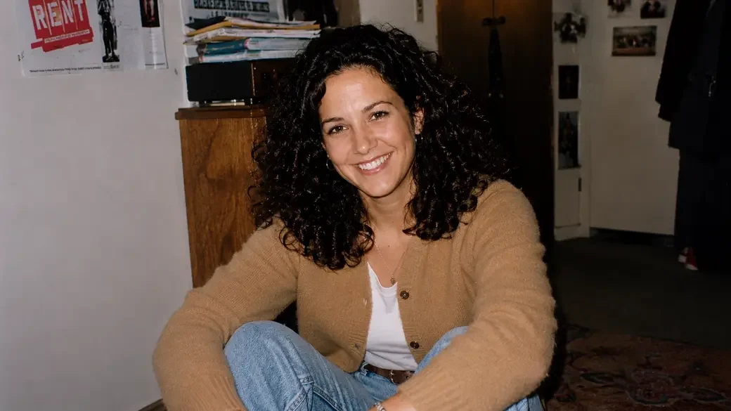 Melissa in her thirties, curls intact