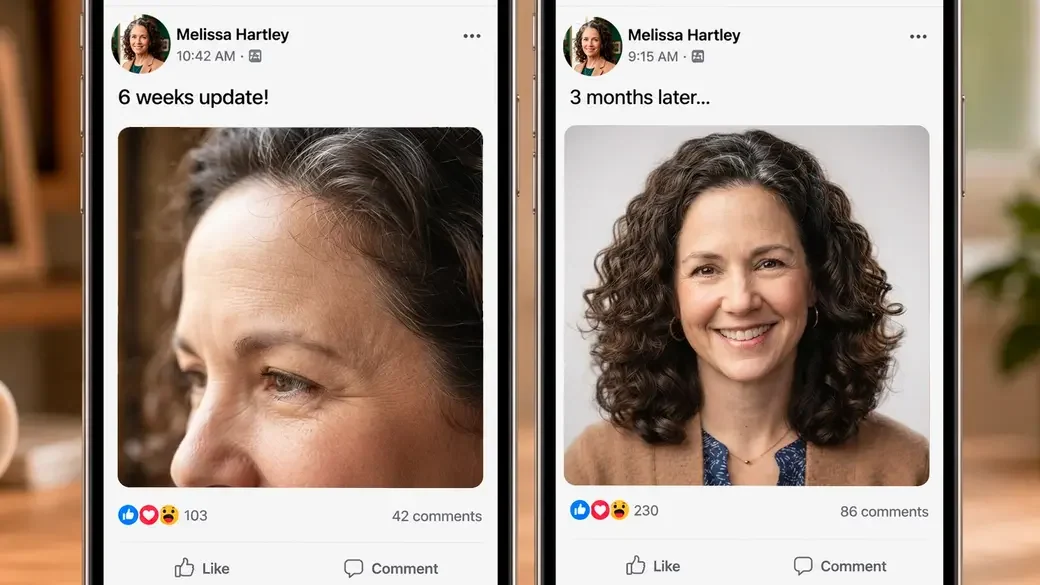 Melissa's follow-up posts to the group