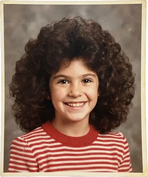 Melissa's childhood headshot